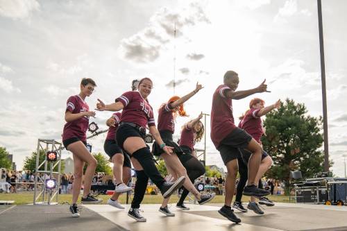 Campus Life Night student dancers